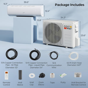 Serie EchoCool aire acondicionado split 23000 BTU  208/230V con Bomba de Calor