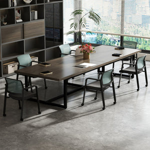 Set of 2 Stackable Rolling Office Chairs with Mesh Backrest-Gray