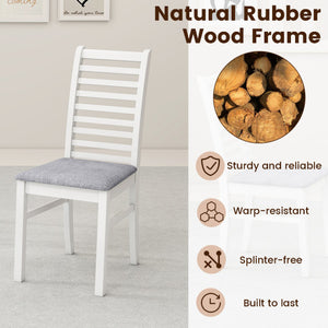 Extendable Dining Table for 4-8 People 47"-62" Large Rectangular Kitchen Table-Black