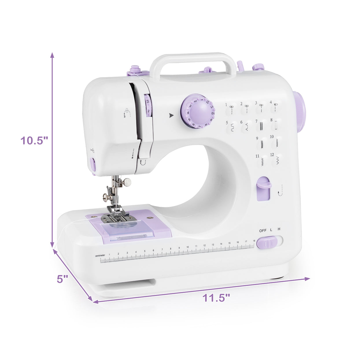 Sewing Machine for Beginners Mini Sewing Machine with 12 Built-in Stitches