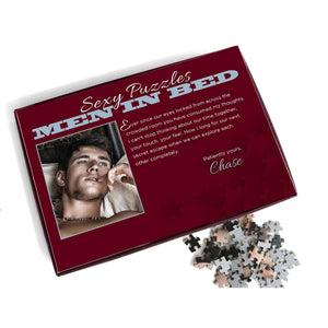 Sexy Men in Bed Puzzles | Funny Gift, Bachelorette Activity | 1000-Piece Jigsaw | 3 Style Options