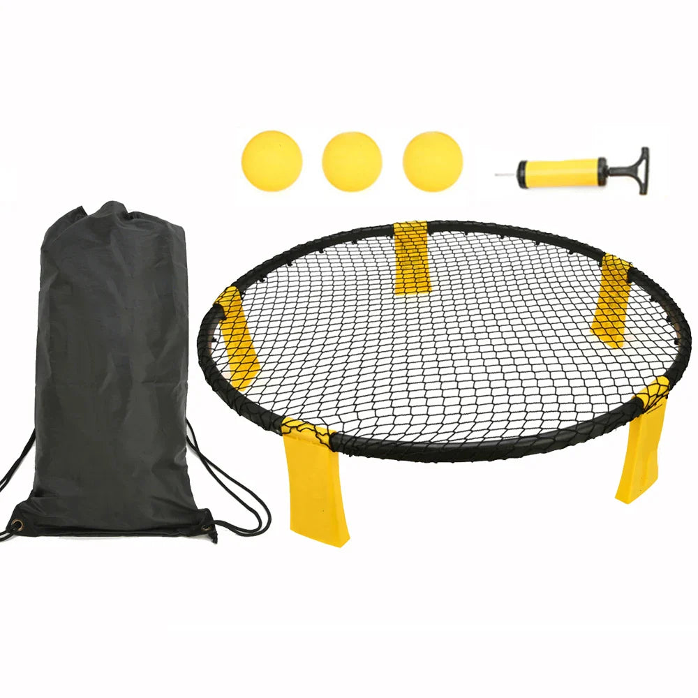 Mini Beach Volleyball Set with 3 Balls and Net