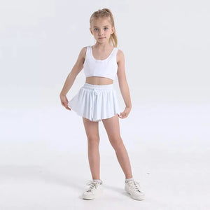 Cute & Comfortable Girls' Athletic Shorts with Skirt