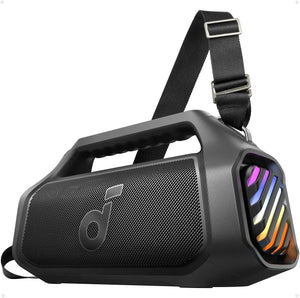 Boom 2 Plus Portable Speaker By Anker, 140W, 2+2 Channel, BassUp 2.0, 20H Playtime, Fast Charge, IPX7 Waterproof, RGB Lights, Po