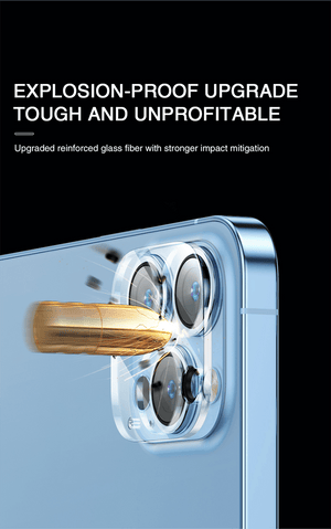 4Pc Camera Lens Protector For iPhone 14 13 12 Pro Max Full Cover Tempered Glass For iPhone 13 12 Mini Camera Protector Lens Film Camera Protective Glass For iphone