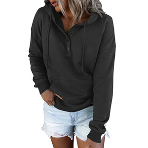 Cozy and Casual  Women's Hooded Sweatshirt