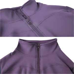 Breathable Workout Jacket with Thumbholes