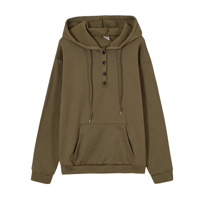 Cozy and Casual  Women's Hooded Sweatshirt