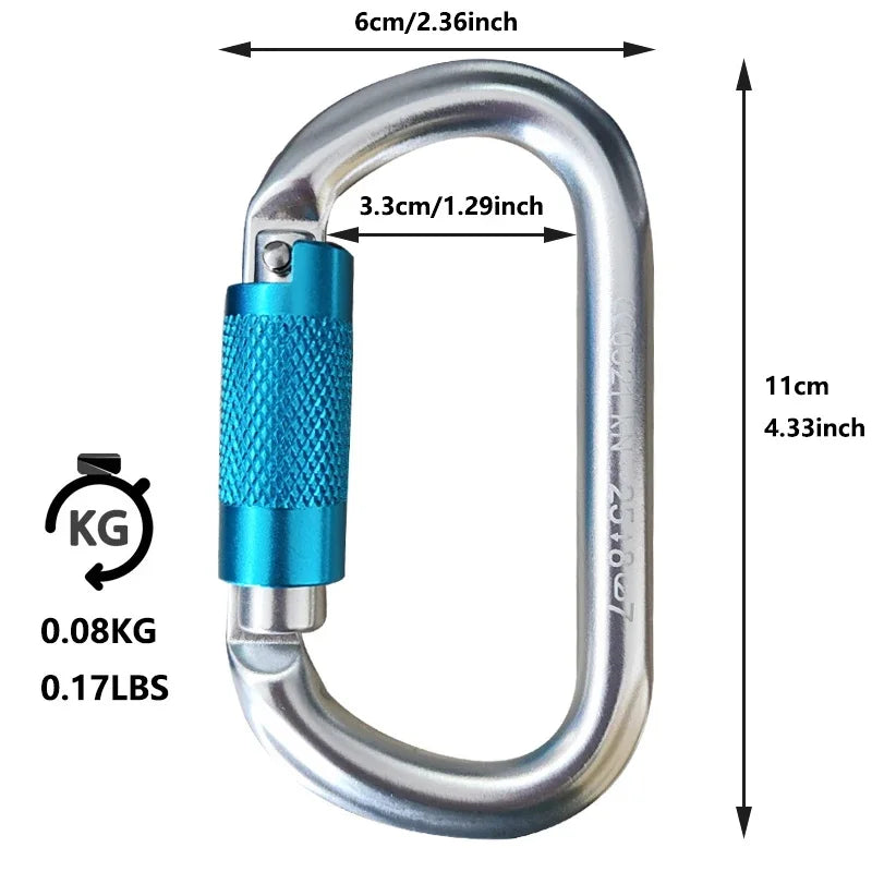 Automatic Safety Carabiner: Multicolor, Durable, and Reliable