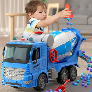 Large Scale Concrete Mixer Truck Toy for Kids