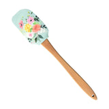 Silicone Pastry Spatula with Wooden Handle for Baking and Mixing