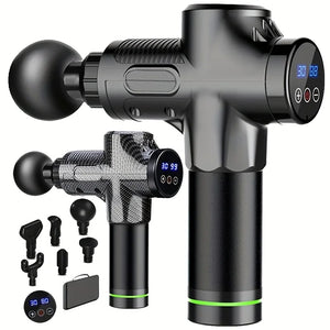 Deep Muscle Massage Gun Portable, Fascia Vibration Gun for Body Neck Back Relaxation, Fitness Slimming Tool