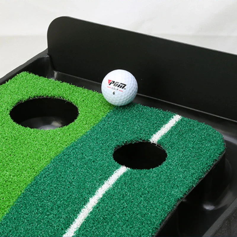 Portable Golf Putting Mat  True Roll Surface  Non-Slip Base