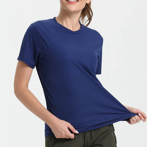 Women's Quick Dry Compression T Shirt for Gym & Run