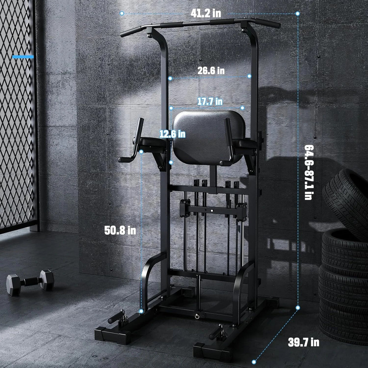 440lb Capacity Power Tower for Home Workouts
