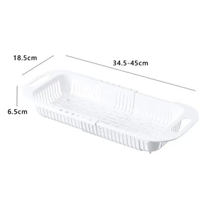 Retractable Sink Storage Rack Basket