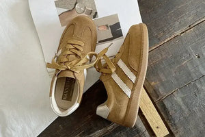 Retro Genuine Leather Flat Shoes for Women