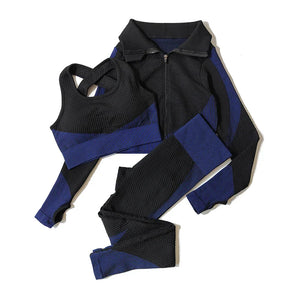 Yoga Leggings & Top Set Workout Clothes Gym Wear