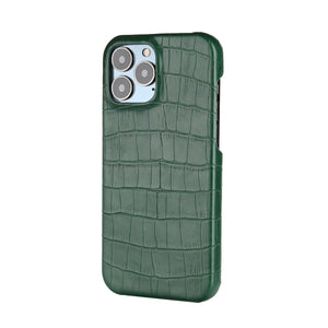 Unique Leather Case For iPhone 13 14 11 12 Pro Max XR X XS Strong Hard Shockproof Cover Green Leather Cover Classic Fashion Case for iPhone Protective Case