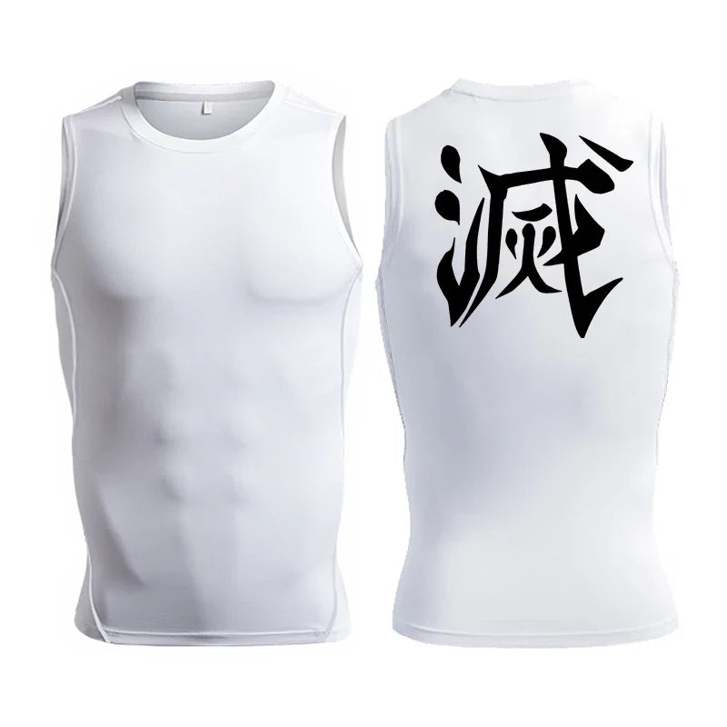 Men's Anime Inspired Compression Tank