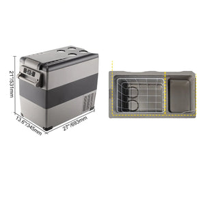 Portable Car Fridge Keep Your Food & Drinks Cold on the Go 20-55L