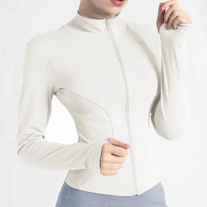 Women's Lightweight Zip Up Workout Jacket
