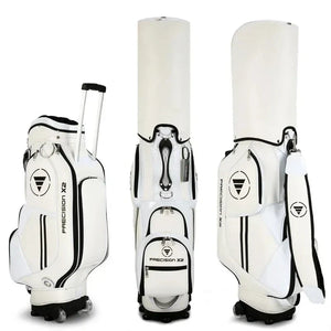 All in One Golf Package: Waterproof PU Stand Bag with Wheel