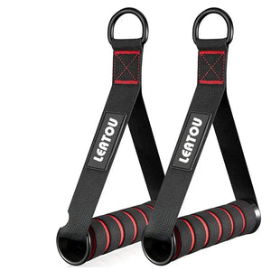 Heavy Duty D-Ring Gym Handles for Home Gyms