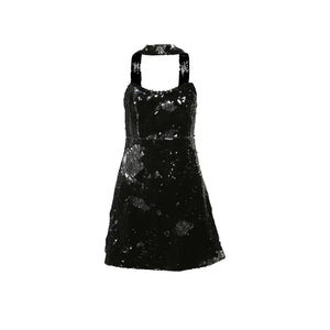 Vintage Short Halter Dress for Confident Women