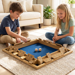 24 Inch Extra-Large Shut The Box Game for 2-4 Players