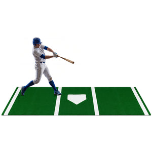 Softball Pitching Mat 10 x 3 Feet Softball Training Aid-Green