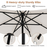 Mobile Kitchen Island Table with Trash Bag Storage for Dining Room-Black