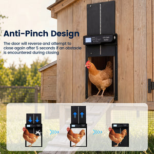 Solar Powered Automatic Chicken Coop Door