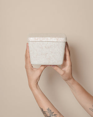 The Sculpted Bin - Petite with Lid | Set of 3