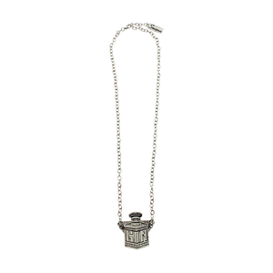 Sourpuss Gin Decanter Necklace | Retro Barware Inspired Jewelry for Cocktail Lovers