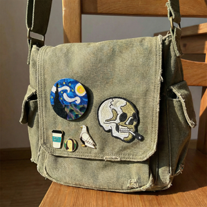 Starry Night Van Gogh Inspired Acetate Large Format Pin Brooch