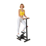 Steppers for Exercise Twist Stair Stepper Workout Equipmen-Black