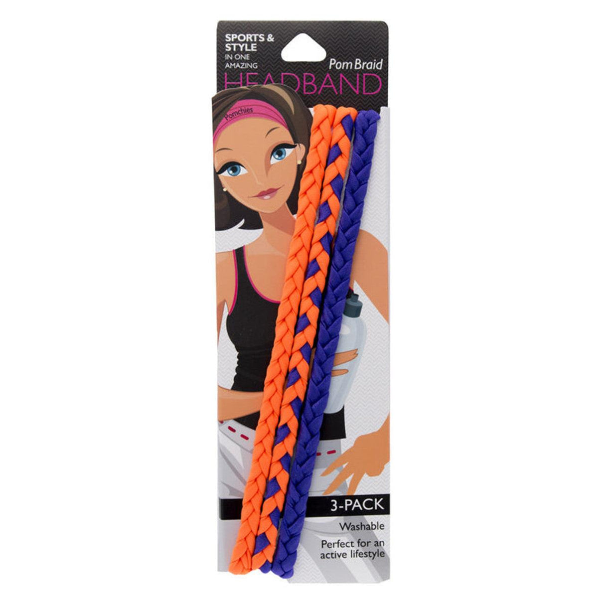 Stretchy Braid Headbands | Yoga Workout Headband Packs and Singles