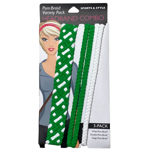 Stretchy Braid Headbands | Yoga Workout Headband Packs and Singles