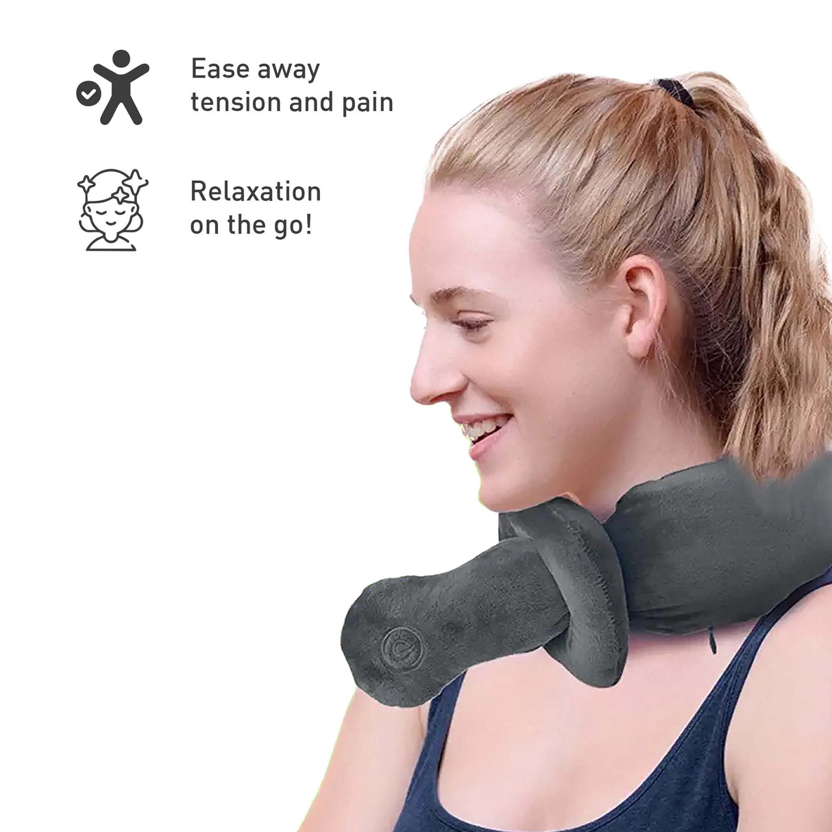 On-the-Go Travel Kit – Triple-Head Electric Toothbrush, Purtag Tracker, Portable Neck & Shoulder Massaging Wrap by Pursonic