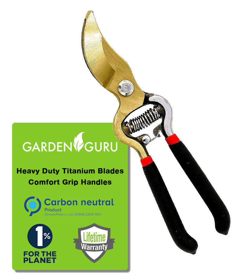 Titanium Bypass Pruner by Garden Guru
