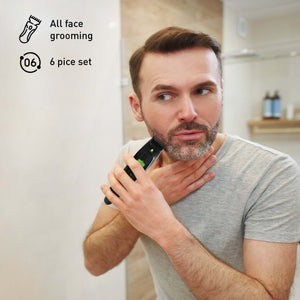 Pursonic GroomSmart Trio Bundle — USB Rechargeable Electric Toothbrush, Beard & Body Trimmer, and Nose & Ear Hair Trimmer for a Complete Grooming Experience by Pursonic