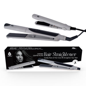 Professional Salon Quality Flat Iron Hair Straightener With A Free Travel Straightener by Pursonic