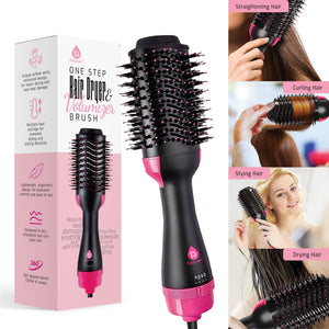 Professional Hair Styling Trio: Triple Barrel Curler, One-Step Volumizer & Flat Iron Duo Pack