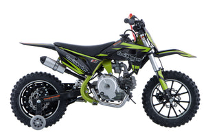 TrailMaster TM06 60cc Gas Dirt Bike, with Electric Start, Automatic, Training Wheels Included, Ages 6-9