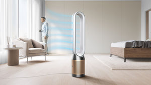 DYSON PURIFIER HUMIDIFY+COOL PC2 DE-NOX TOWER in WHITE/GOLD