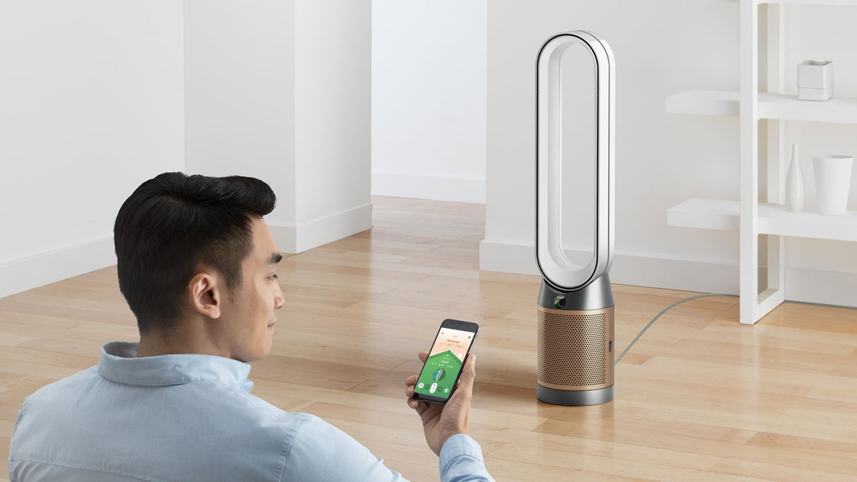 DYSON PURIFIER HUMIDIFY+COOL PC2 DE-NOX TOWER in WHITE/GOLD