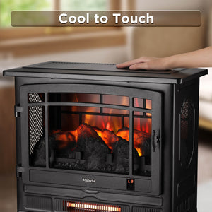 Suburbs TS25 Smart Electric Fireplace Stove Heater, WiFi Enabled