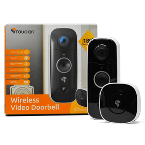 Toucan Wireless Video Doorbell with Extra Large Rechargable Battery by Toucan