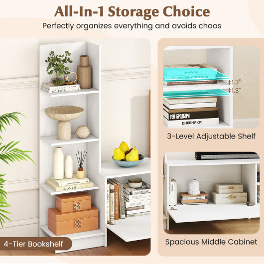 Outdoor Dining Chair with Webbing Seat and Backrest-Natural